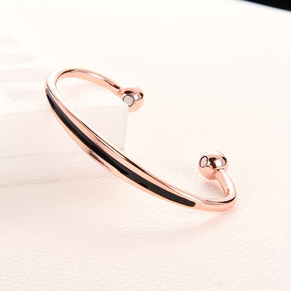 Women's Adjustable Copper Bracelet, Magnetic & Hypoallergenic